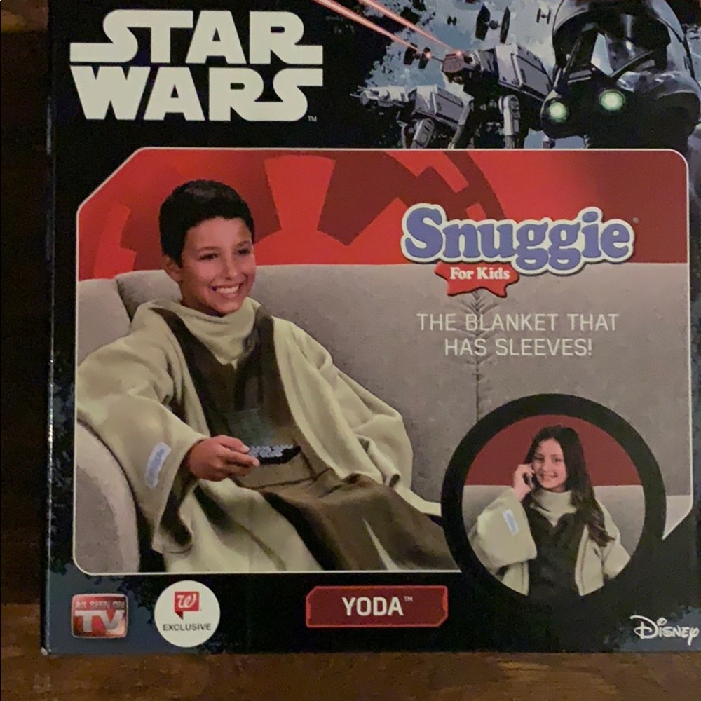 Star Wars kids Snuggie Yoda